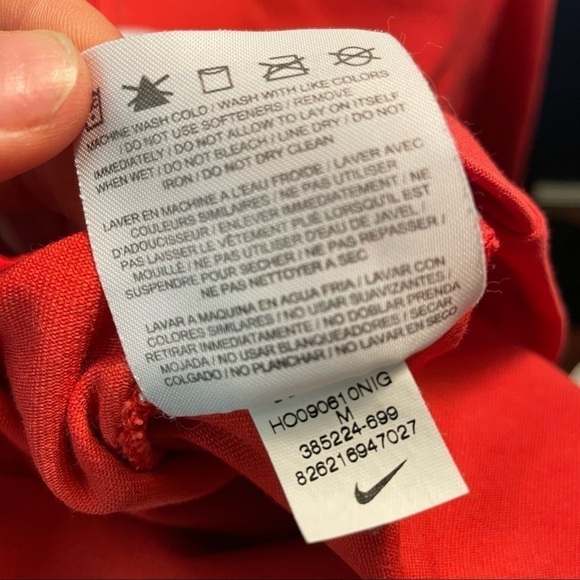 Nike Fit Dry Half Zip Hooded Jacket Size M - Picture 10 of 10